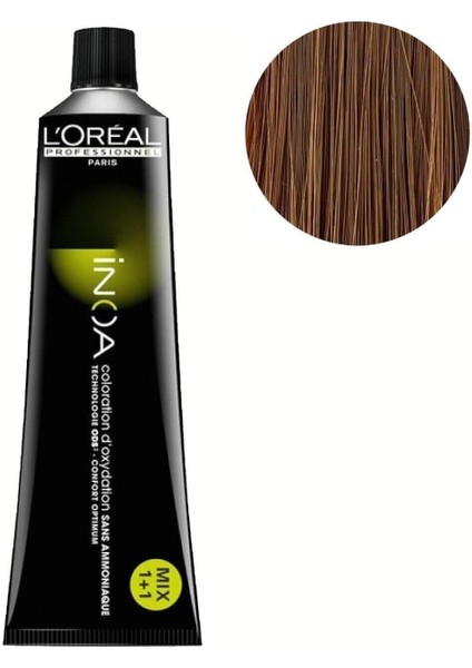 8.0 Yoğun Açık Kumral Amonyaksız Kalıcı Saç Boyası 60 ml