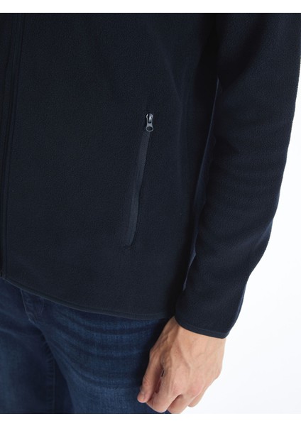 Yeni Sezon Dik Yaka Uzun Kollu Erkek Polar Hırka modelleri