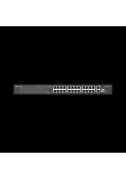 -Reyee RG-ES126S-P V2 24XFE-2XGE/1XGE Sfp 370W Poe Switch