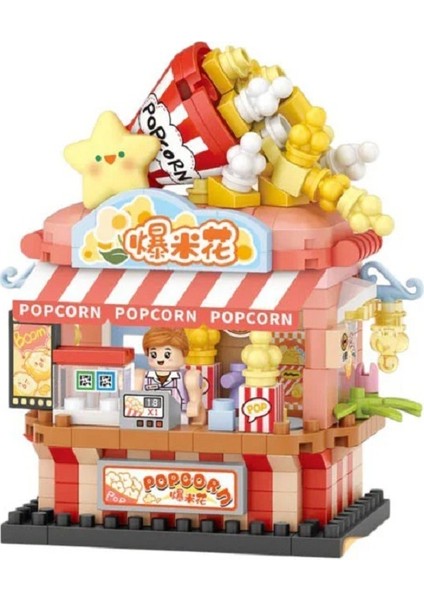 Tezgah Serisi: Mısır Standı 360 Parça Mikro Bloklar | 14+ Yaş | Stand Maketi