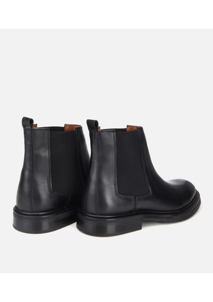 02BOH312260A100 ERKEK Deri Siyah Lastik Detaylı Chelsea Bot fırsatları
