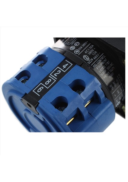 2x 660V 20A 6 Terminaller 4 Pozisyonlar Döner Kam Değişimi Anahtarı (Yurt Dışından) indirimleri