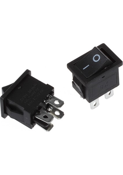 20 Adet x 4 Pin Açma-Kapama 2 Konum Dpst Tekne Rocker Anahtarları 10A/125V 6A/250V Ac (Yurt Dışından) fırsatları