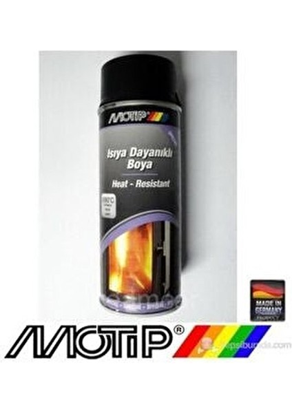 Isıya Dayanıklı Mat Siyah Sprey Boya 400 ml Siyah Renk ile Kolay Uygulama fiyatları