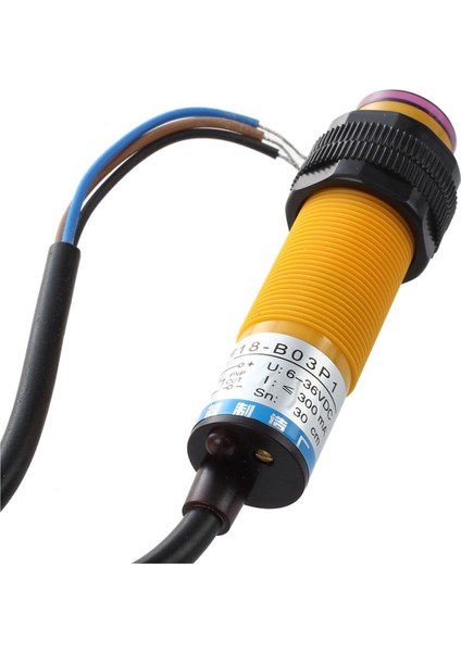 10X Dc 3 Tel 6-36V Pnp Ir Fotoğraf Sensör Anahtarı 30CM E18-B03P1 (Yurt Dışından) fırsatları