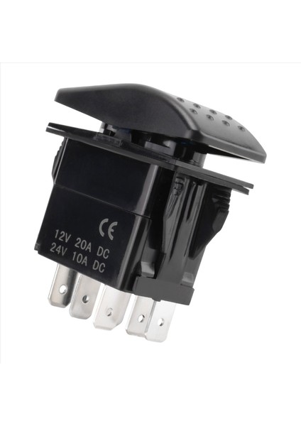 12V 20A Vinç Içinde Vinç Dışarı Açılan Rocker Anahtarı 7 Pin LED Mavi (Yurt Dışından) fiyatları