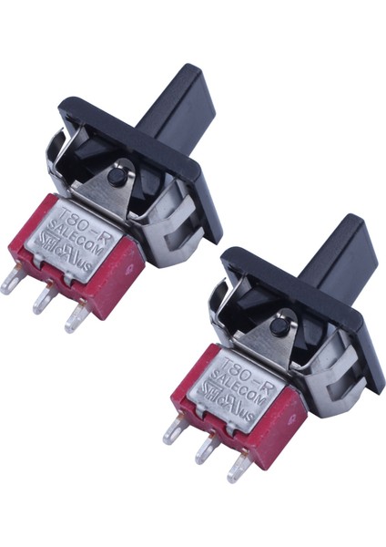 2x Ac 250V/3A 125V/5A Anlık Spdt 3 Konumlar Geçiş Anahtarı T80-R (Yurt Dışından)