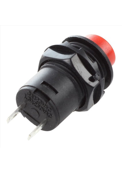 30 Pcs Mandal Etme Spst Yuvarlak Kırmızı Push Düğmesi Anahtarı Ac 125V 3A (Yurt Dışından) fırsatları