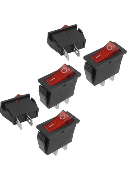 20 Pcs 2 Pin Spst Kırmızı Neon Işık Açık/kapalı Rocker Anahtarı Ac 16A/250V 20A/125V (Yurt Dışından) fiyatları