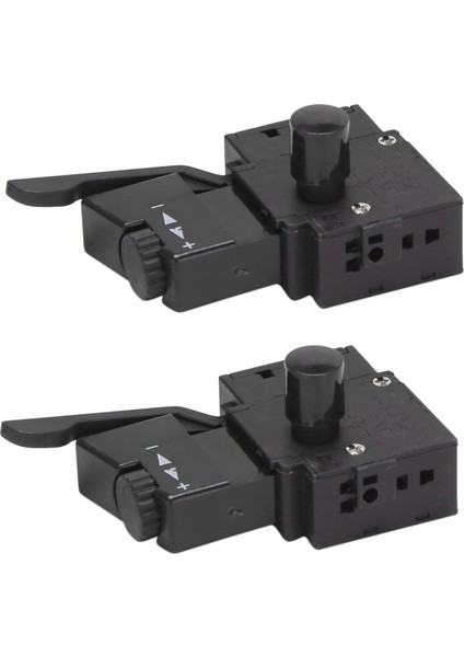 2x Fa2-6/1bek Spst Lock Güç Aleti Tetik Düğmesi Anahtarı Siyah (Yurt Dışından)