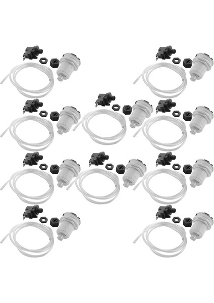 10X 16A Kapalı Push Düğme Anahtarı Jakinli Jakuzi Banyo Spa Çöpü Için Jet (Yurt Dışından)