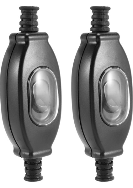 2x 3A 250V 6mm Hat Anahtarında Su Geçirmez Kablo Anahtarı IP65 Yuvarlak Teli Gümüş Kontak Çift Kesim Anahtarı Toz Anahtarı (Yurt Dışından)