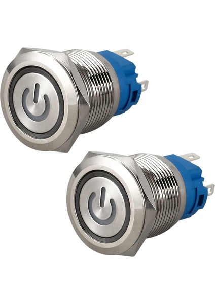 2x 220V Push Düğme Anahtarı (Yurt Dışından)