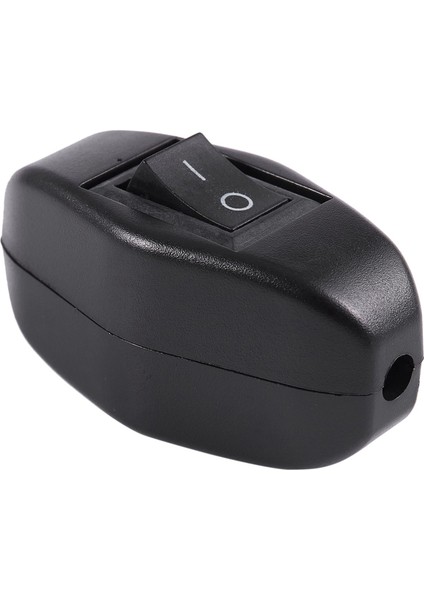 2x Siyah Yatak Odası Kapalı Düğme Satır Anahtarı 6A/250VAC 10A/125VAC (Yurt Dışından) indirimleri