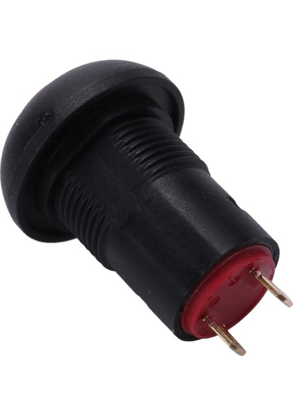 2 Adet Açma Kapalı Mandallama Su Geçirmez 12MM Itme Düğmesi Anahtarı Spst 2A IP67 Kırmızı ve Siyah (Yurt Dışından) fırsatları
