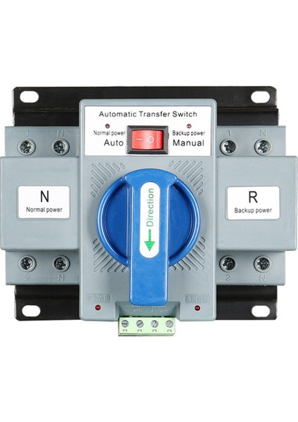 2p 63A 230V Mcb Tipi Çift Güç Otomatik Aktarım Anahtarı Ats Nominal Voltaj 230V Nominal Frekans 50/60Hz (Yurt Dışından)