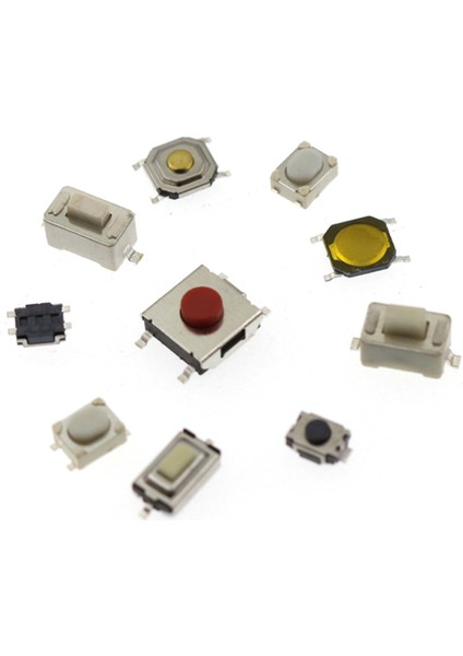 250PCS Araba Uzaktan Kumanda Anahtar Anahtarı Onarım Küçük Anahtar Dokunsal Itme Düğmesi Anahtarları Bileşen Paketi Mikro Anahtarlar (Yurt Dışından) fiyatları