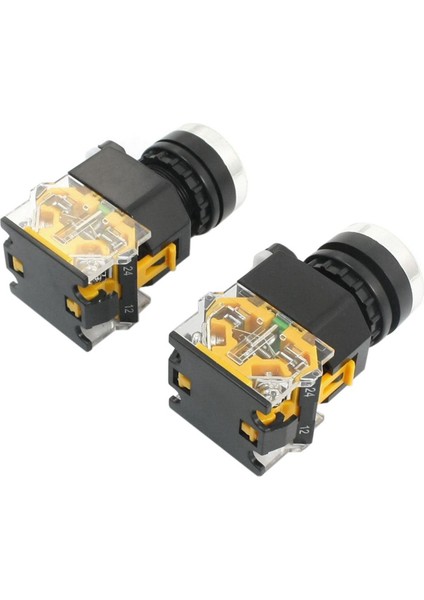 20PCS 22MM Montaj 10A 380V Dpst Kırmızı Yeşil Anlık Push Düğmesi Anahtarı (Yurt Dışından) fiyatları