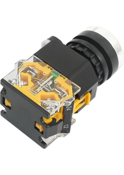 20PCS 22MM Montaj 10A 380V Dpst Kırmızı Yeşil Anlık Push Düğmesi Anahtarı (Yurt Dışından) fırsatları