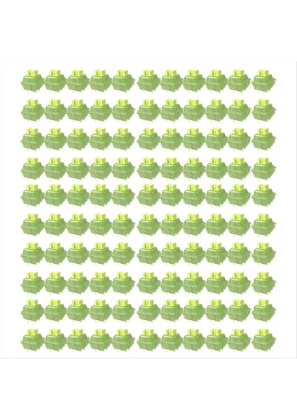 110PCS V3 Anahtar Yağlanmış Sessiz Anahtarlar Mekanik Klavye Doğrusal Dokunal 5pin Sıcak Takas PA66 Önceden Yağlanmış Yeşil Limon Şaftı (Yurt Dışından)