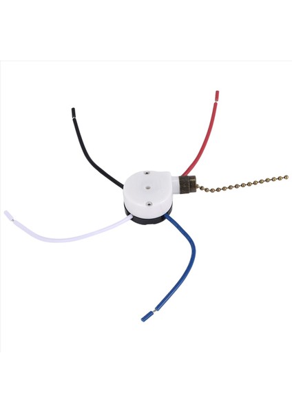 1pcs Tavan Fan Işıkları Switch Zingear ZE-208S E89885 3 Hız 4 Tel Fan Anahtarı Çekme Zinciri Fan Işıkları Anahtarı Bronz (Yurt Dışından)