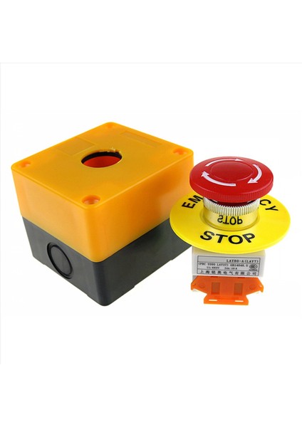 10PCS Kırmızı Acil Durum Durdurma Kapalı Itme Düğmesi Anahtarı No + Nc 22MM Cnc Gecko (Yurt Dışından) indirimleri