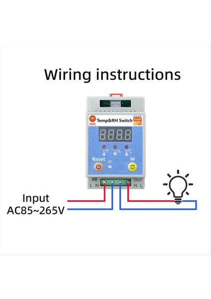 20A Tuya Wifi Sıcaklık Nem Anahtarı Zamanlayıcı Sıcaklık/nem Kontrol Anahtarı Uygulama Kontrolü Sera Ev Izleme (Yurt Dışından) modelleri