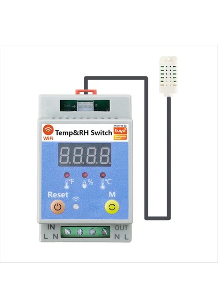 20A Tuya Wifi Sıcaklık Nem Anahtarı Zamanlayıcı Sıcaklık/nem Kontrol Anahtarı Uygulama Kontrolü Sera Ev Izleme (Yurt Dışından) indirimleri