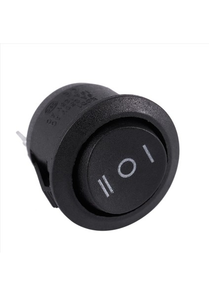 10 x Ac 6A/250V 10A/125V 3 Pın Spdt Açık/kapalı/açık 3 Konum Yuvarlak Tekne Rocker Anahtarı (Yurt Dışından) indirimleri