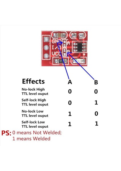 300PCS TTP223 Dokunma Düğmesi Modüler Kendi Kendine Kilitleme Jog Kapasitif Anahtarı Tek Kanallı Dönüşüm (Yurt Dışından) indirimleri