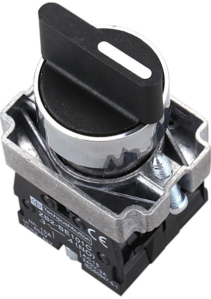2x 22MM Mandal 2 No 3-Konumlu Döner Seçici Seçmen Seçen Anahtar ZB2-BE101C Siyah (Yurt Dışından) modelleri