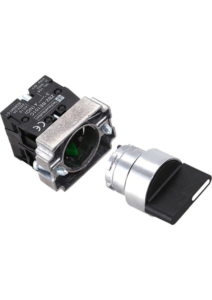 2x 22MM Mandal 2 No 3-Konumlu Döner Seçici Seçmen Seçen Anahtar ZB2-BE101C Siyah (Yurt Dışından) indirimleri
