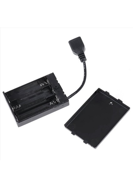 2pcs 3xaa Pil Kılıfı Kapak ve Anahtarlı USB Dişi Konektör USB Dişi Soket Pil Tutucusu (Yurt Dışından) modelleri