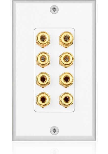 1 Adet Açma/kapama/3 Pozisyonlar 12 Pin Mandallama Geçiş Anahtarı ve 1 Adet 8 Mesaj Hoparlör Duvar Plakası Ev Sineması Duvar Plakası (Yurt Dışından) fırsatları