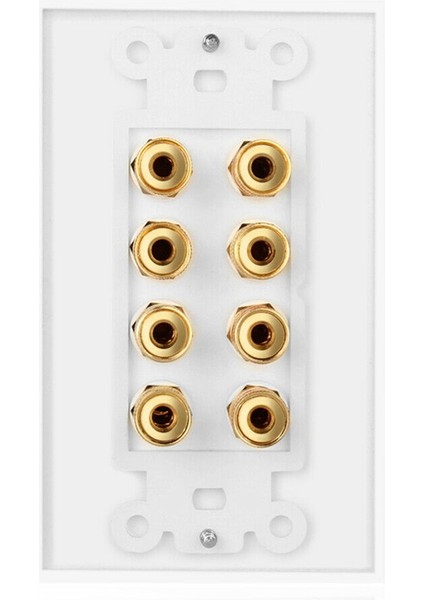 1 Adet Açma/kapama/3 Pozisyonlar 12 Pin Mandallama Geçiş Anahtarı ve 1 Adet 8 Mesaj Hoparlör Duvar Plakası Ev Sineması Duvar Plakası (Yurt Dışından) indirimleri