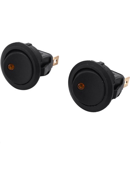 16PCS LED Dot Lıght 12V Araç Otomatik Tekne Yuvarlak Rocker Aç/kapalı Geçiş Spst Anahtarı (Yurt Dışından) fırsatları