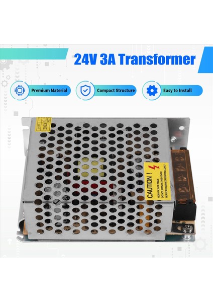 24V 3A Transformatör Anahtarı Güç Kaynağı 60W LED Şerit Anahtarı Sürücüsü Cctv Endüstriyel Kontrol Güç Kaynağı Adaptörü (Yurt Dışından) fırsatları