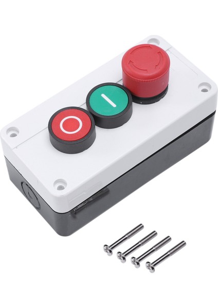 2x Nc Acil Durum Durdurma Kırmızı Yeşil Anlık Push Düğme Anahtarı Istasyonu 600V 10A (Yurt Dışından) fiyatları