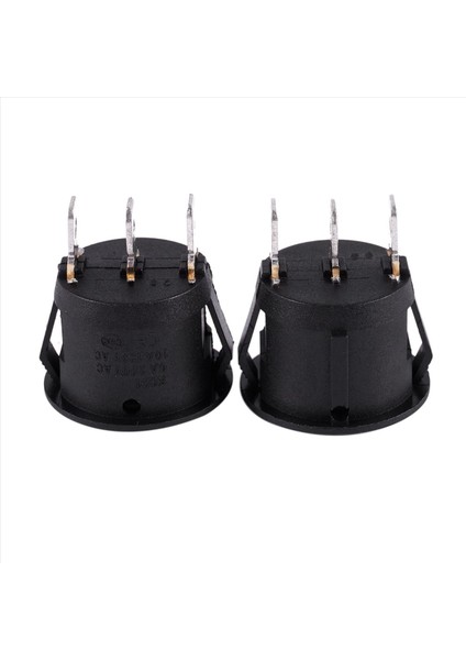 20 x Ac 6A/250V 10A/125V 3 Pın Spdt Açık/kapalı/açık 3 Konum Yuvarlak Tekne Rocker Anahtarı (Yurt Dışından) modelleri