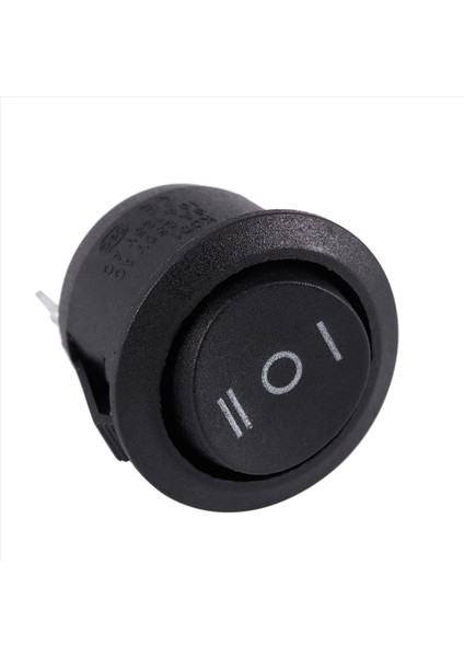 20 x Ac 6A/250V 10A/125V 3 Pın Spdt Açık/kapalı/açık 3 Konum Yuvarlak Tekne Rocker Anahtarı (Yurt Dışından) indirimleri