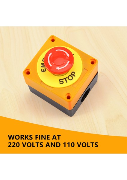 2pcs Kırmızı Acil Durum Durdurma Kapatma Düğmesi Anahtarı No + Nc 22MM Cnc Gecko (Yurt Dışından) modelleri