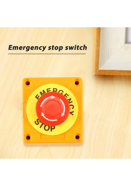 2pcs Kırmızı Acil Durum Durdurma Kapatma Düğmesi Anahtarı No + Nc 22MM Cnc Gecko (Yurt Dışından) fırsatları