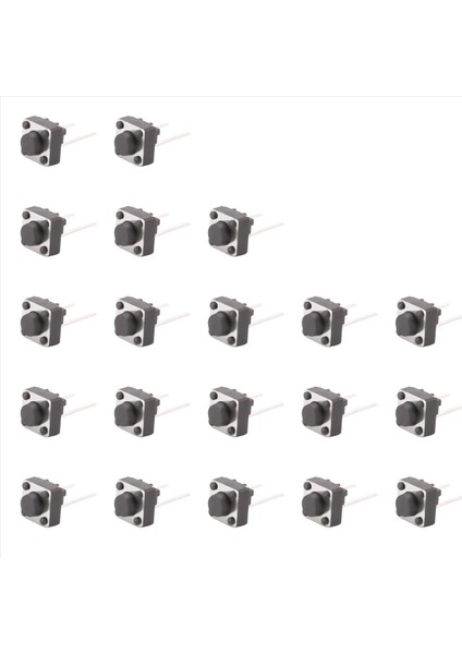 20 Pcs 6X6X5MM Anlık Dokunma Takım Itme Düğmesi Anahtarı 2 Pım Dow Doğa (Yurt Dışından) fiyatları
