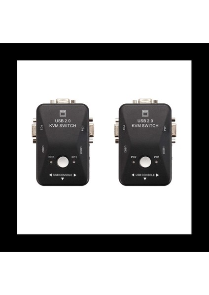 2x USB Kvm Anahtar Anahtarlayıcı 2 Port VGA Svga Anahtar Kutusu USB 2 0 Fare Klavyesi 1920X1440 Anahtar Kutusu (Yurt Dışından)