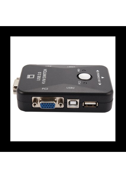 2x USB Kvm Anahtar Anahtarlayıcı 2 Port VGA Svga Anahtar Kutusu USB 2 0 Fare Klavyesi 1920X1440 Anahtar Kutusu (Yurt Dışından) fiyatları