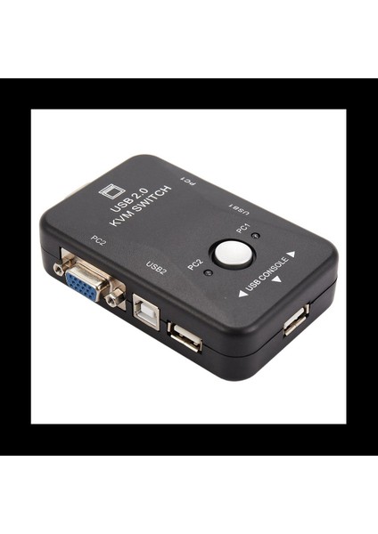2x USB Kvm Anahtar Anahtarlayıcı 2 Port VGA Svga Anahtar Kutusu USB 2 0 Fare Klavyesi 1920X1440 Anahtar Kutusu (Yurt Dışından) fırsatları