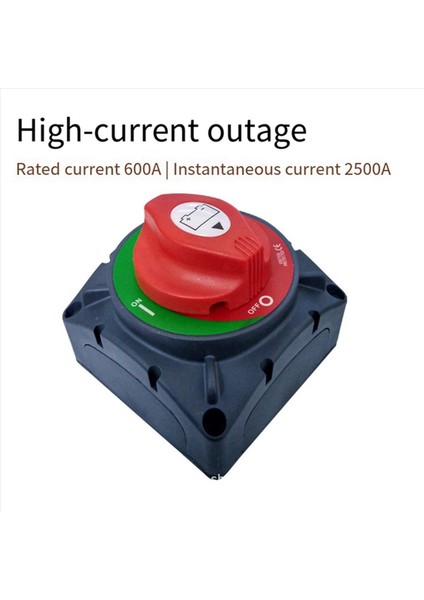 2x 12-48V Akım Önleyici Önleme Anahtarı Modifikasyonu Pil Bağlantısı Anahtarı 600A Yatlar Için Ana Güç Anahtarı Karavan (Yurt Dışından) modelleri