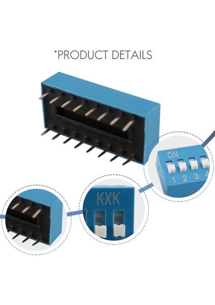 10 Pcs 2 54MM Pitch 8 Konumlar 16 Pin Mavi Dip Anahtarı 8p (Yurt Dışından) indirimleri