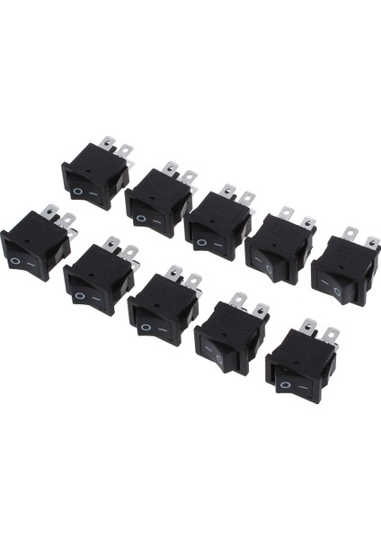 10 Adet x 4 Pin Açma-Kapama 2 Konum Dpst Tekne Rocker Anahtarları 10A/125V 6A/250V Ac (Yurt Dışından) modelleri