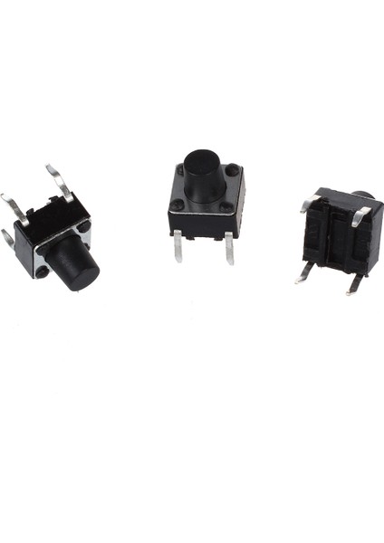 100 Pcs 6X6X7MM Anlık Dokunma Düzeni Itme Düğmesi Anahtarı 4 Pım Dıp Doğa (Yurt Dışından) modelleri